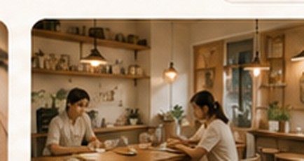 小巷裡咖啡餐館